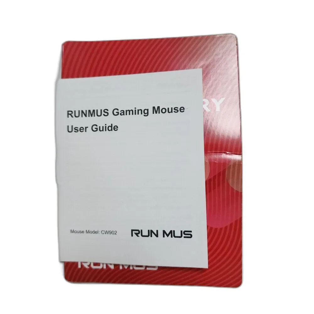 Runmus Gaming Wired Mouse with Ergonomic Anti Fatigue Design
